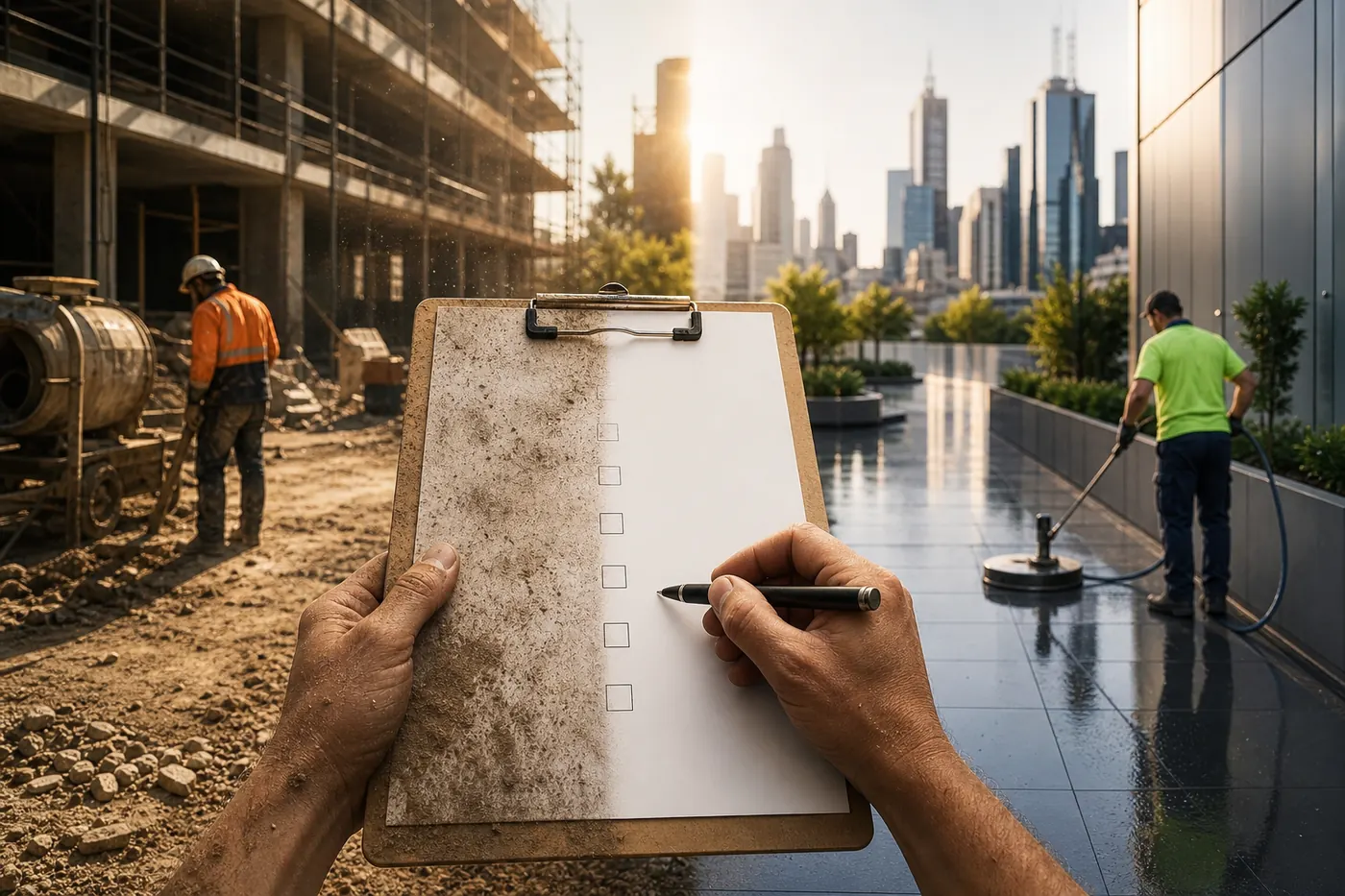 Post-Construction Cleaning Checklist for Melbourne Handovers