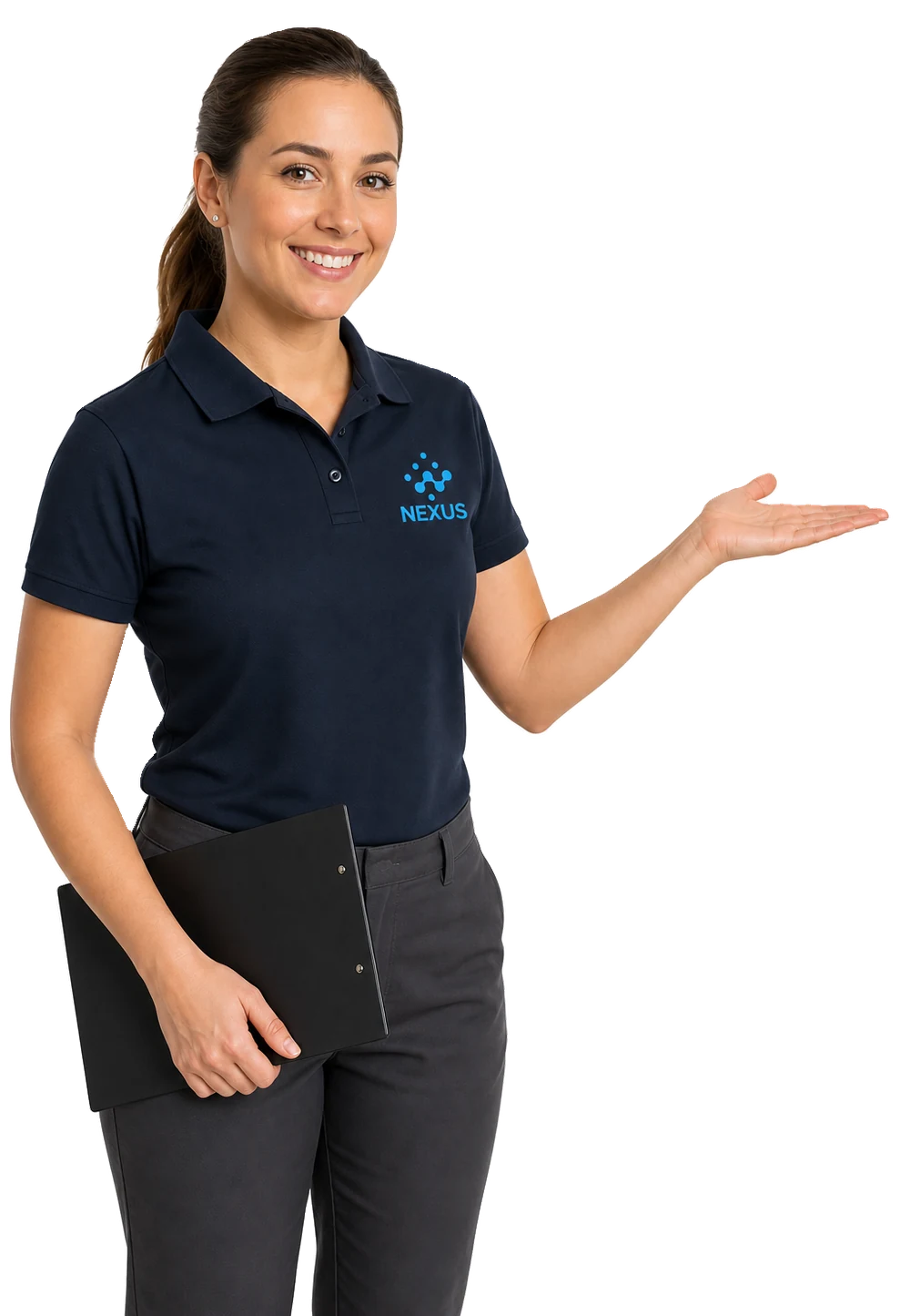 Nexus Operations Services uniformed cleaning team member